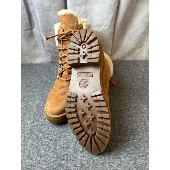 Women's Timberland Courmayeur Valley 6" Waterproof Boots~Size 8.5M~Dark Sand - Picture 7 of 10